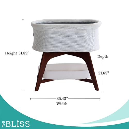 Evi Smart Baby Bassinet Beside Sleeper with Auto