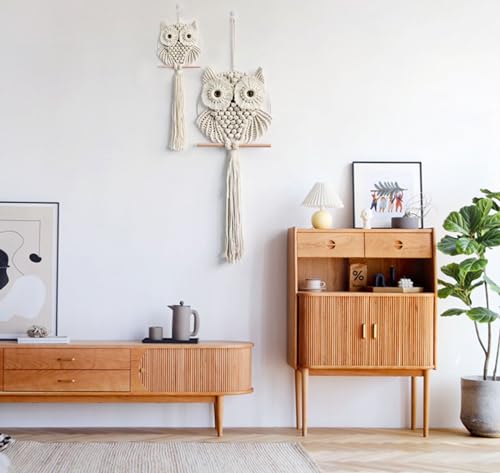 Owl Macrame Wall Hanging