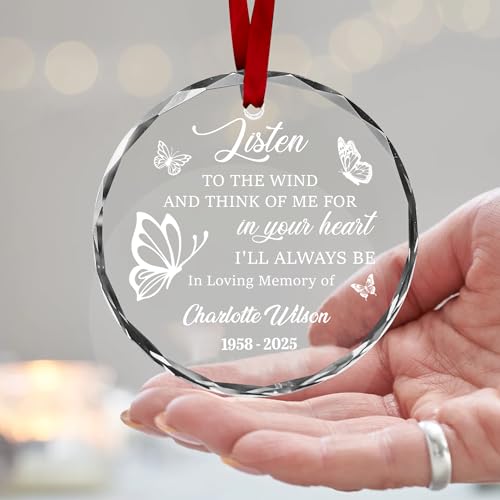 Personalized Memorial Christmas Ornament