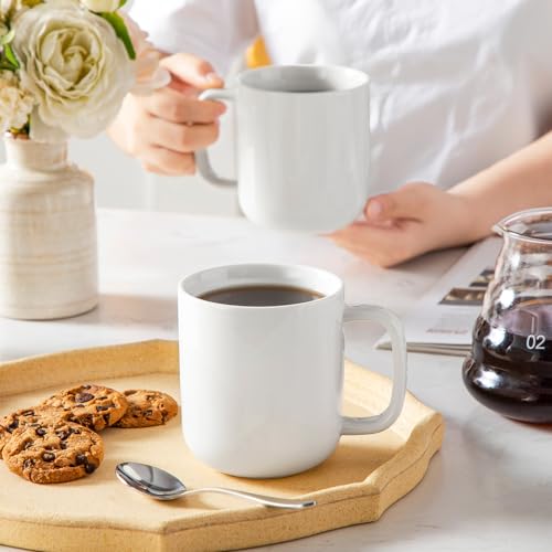 Porcelain Coffee Mugs Set (6 Count)