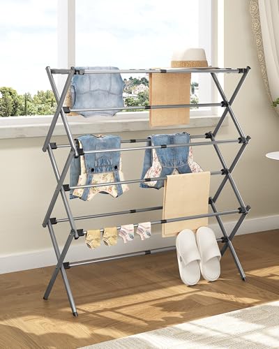 3 Tier Foldable Clothes Drying Rack