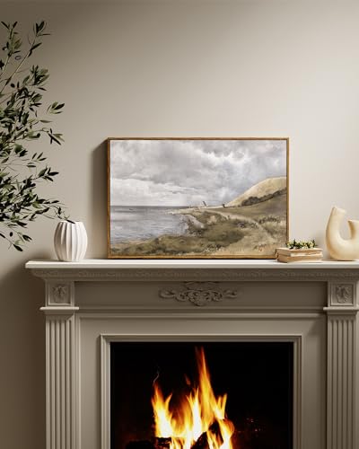 Framed Canvas Wall Art Vintage Decor