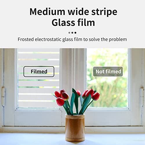 Window Privacy Film Striped with Tools (9.67 Sq Ft)