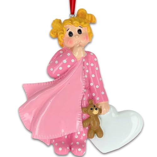 3D Blonde Toddler Ornaments for Christmas Tree 2026