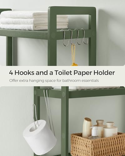 3 Tier Bamboo Over The Toilet Storage (3 Count)