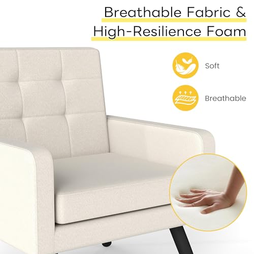 Mid Century Modern Accent Chair for Living Room