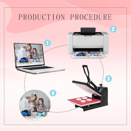 Sublimation Blanks Ornaments Double Sided Ceramic Ornaments for Crafts