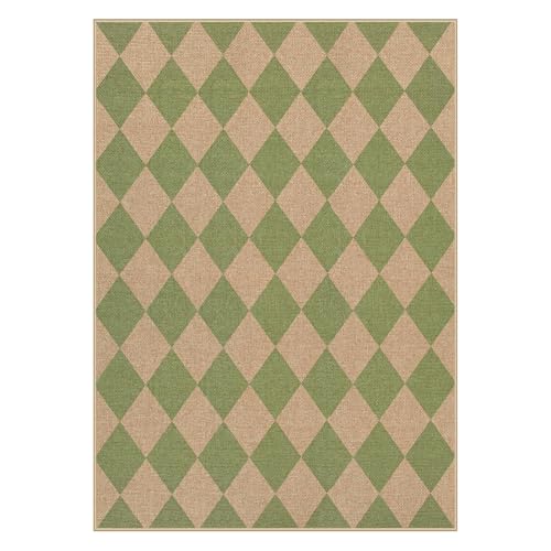 Checkered Easy Jute 5x7 Area Rug (34.77 Count)