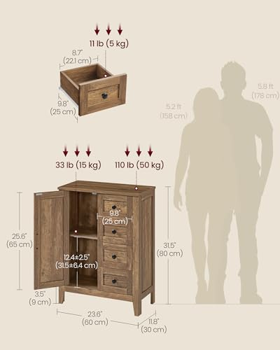 Farmhouse Storage Cabinet with Door
