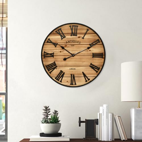 24 Inch Farmhouse Wall Clock