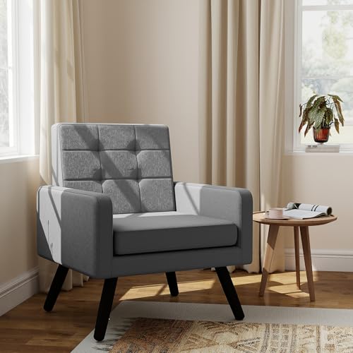 Mid Century Modern Accent Chair for Living Room