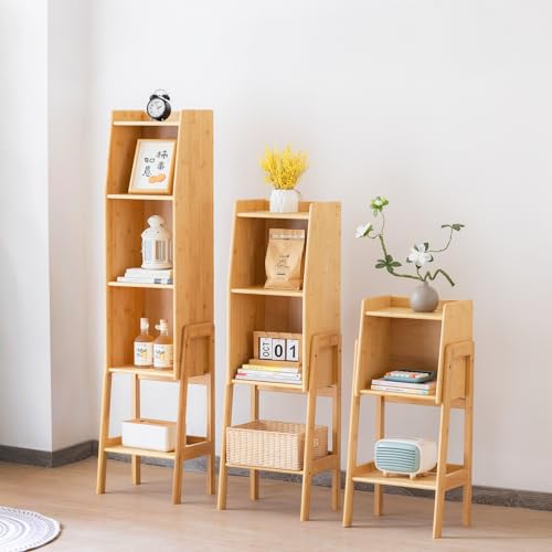 Bamboo Bookcase with Cabinet