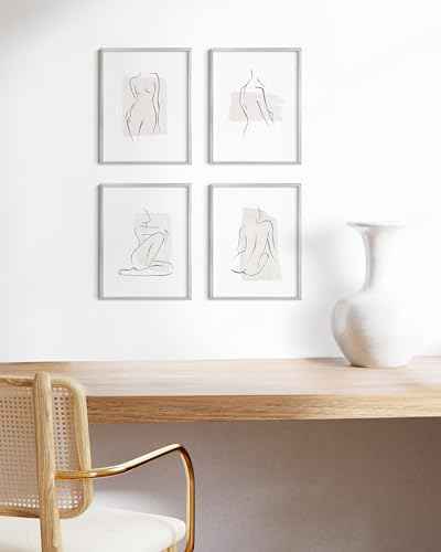 8.5x11 Silver Metal Picture Frames