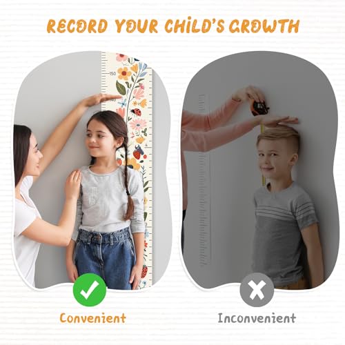 Personalized Name Growth Chart Wall Decor for Kids