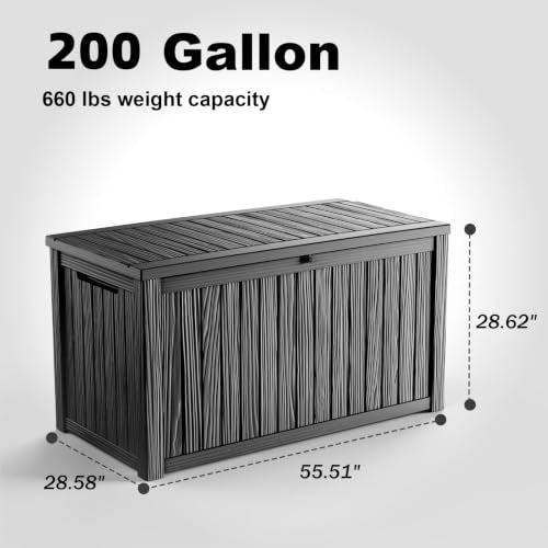 200 Gallon Outdoor Deck Box