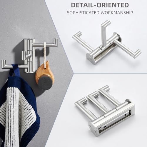Swivel Towel Hook 3 Arms