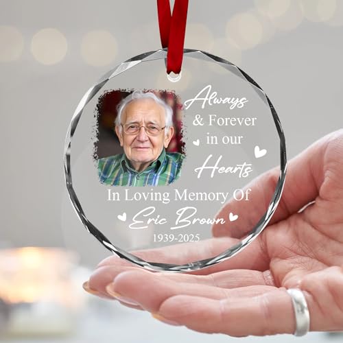 Personalized Memorial Ornament with Photo