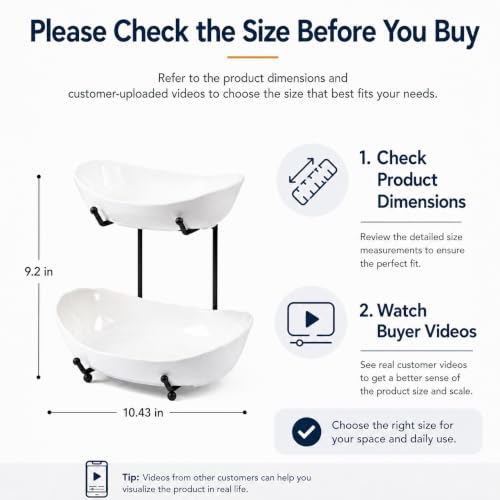 2 Tier Fruit Bowl