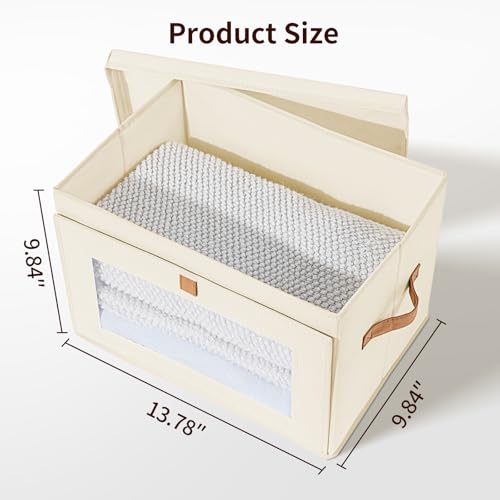Storage Bins with Lids (4 Count)