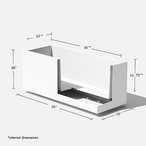 Block Series Long Box Planter (2 Count)