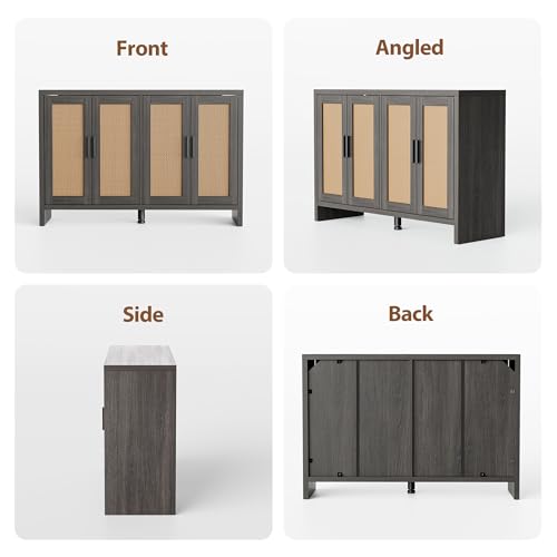 Rattan Buffet Cabinet with Storage