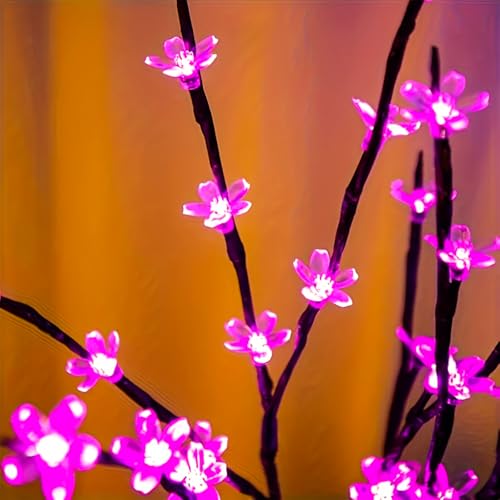 Battery Lighted Decorative Cherry Blossom Branches Lights