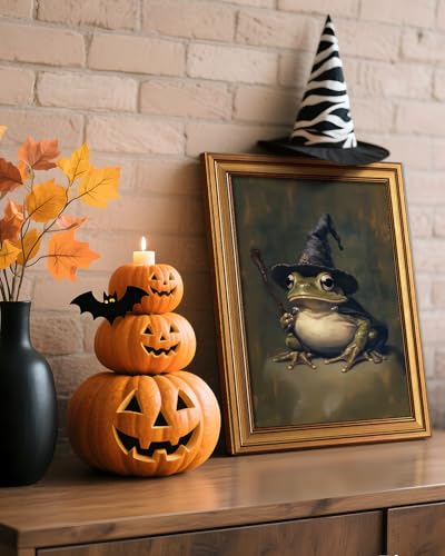 Vintage Gold Framed Wall Art for Halloween