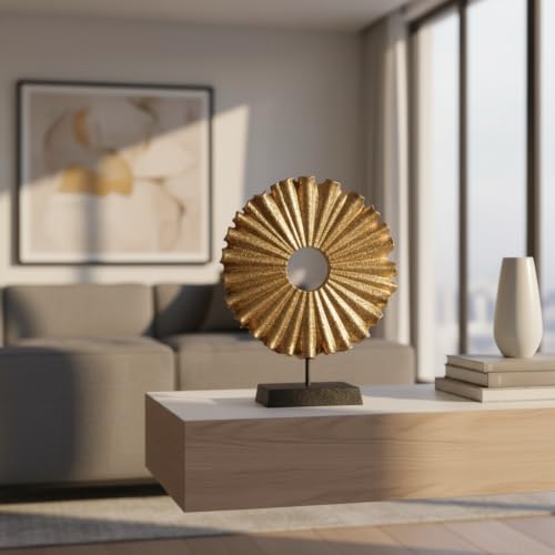 Modern Abstract Round Decorative Sculpture