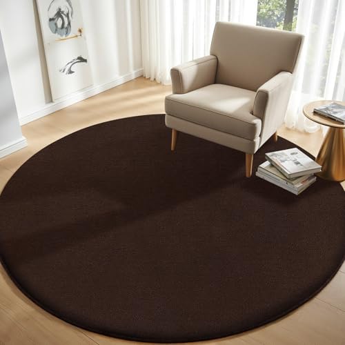 4ft Round Rugs for Bedroom Living Room (12.25 Sq Ft)