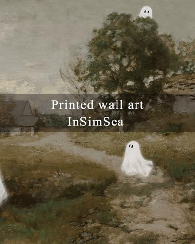 Vintage Halloween Ghosts Wall Art Decor