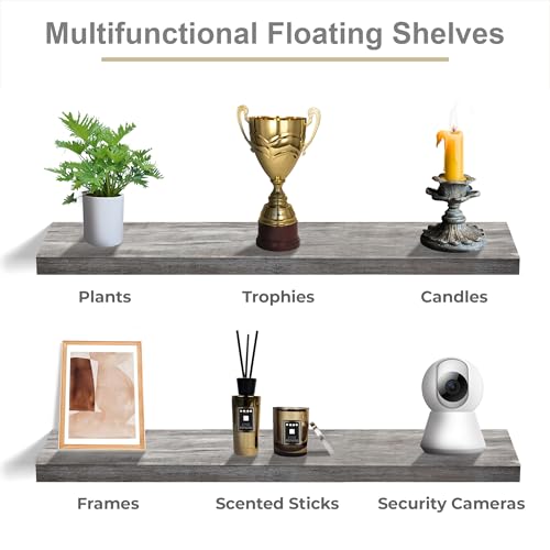 Floating Shelves for Wall Storage (2 Count)
