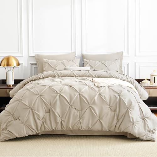 Queen Comforter Set Oatmeal