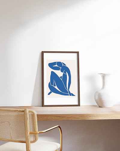 Standalone Walnut Oak Frame Set of 1