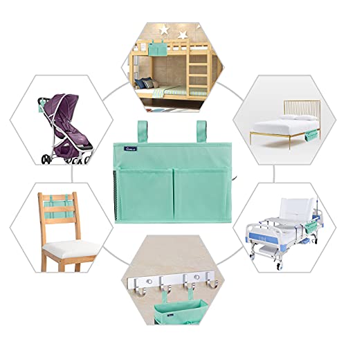 Caddy Hanging Organizer Bedside Storage Bag for Bunk and Hospital Beds