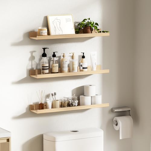 Floating Shelves for Wall Decor Storage (6 Count)