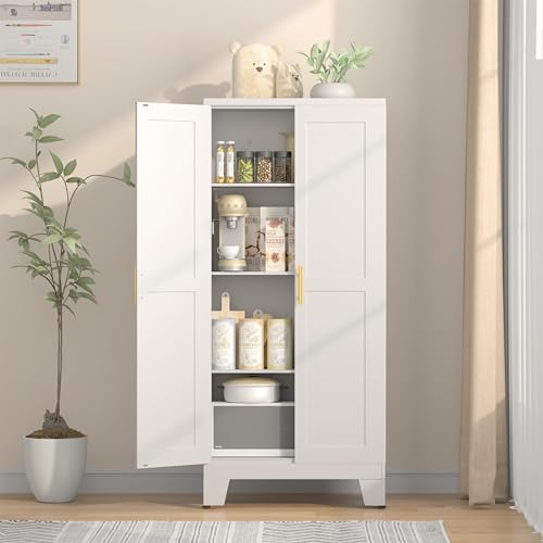 61.02" Metal Pantry Cabinet