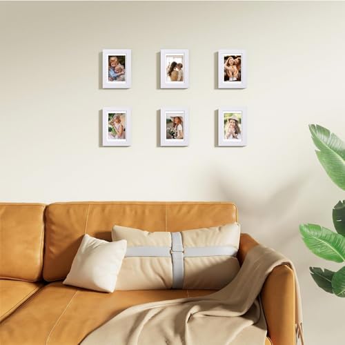 4x6 Picture Frames Set of 9 for Wall or Tabletop Display (9 Count)