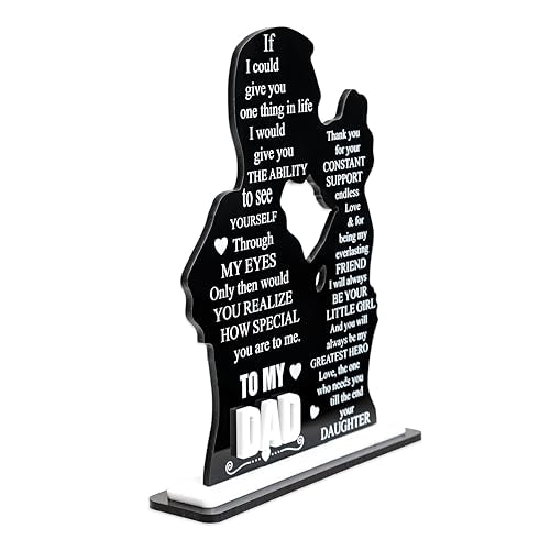 To My Dad Acrylic Plaque from Daughter
