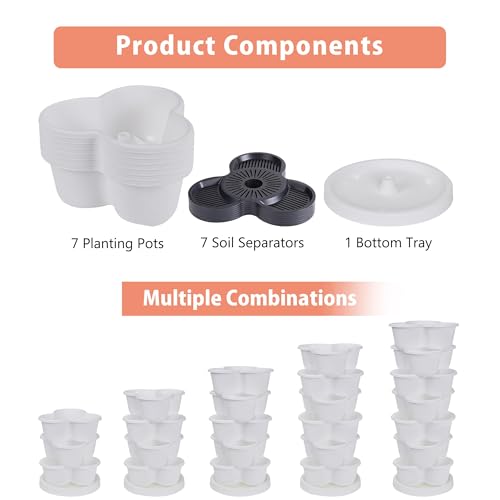7 Tier Vertical Garden Planter (7 Count)