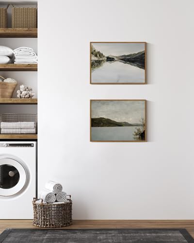 Framed Canvas Wall Art Vintage Decor
