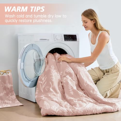 Cameo Pink Cal King Comforter Set
