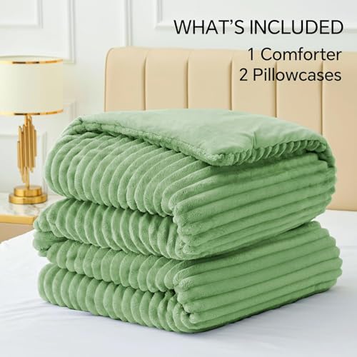 Fleece California King Comforter Set