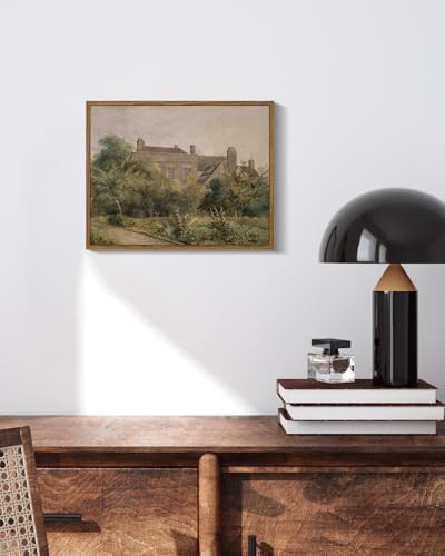 Framed Canvas Wall Art Vintage Decor