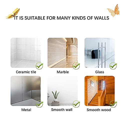 3D Butterfly Wall Decor (72 Count)