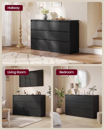 Modern 6 Drawer Dresser