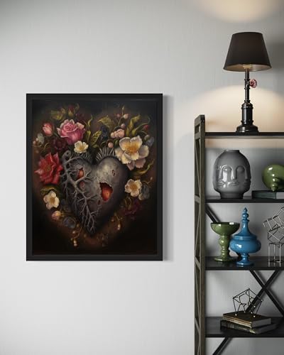Gothic Heart Poster Art Print