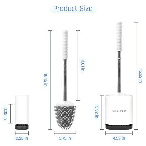 Silicone Toilet Brush (2 Count)