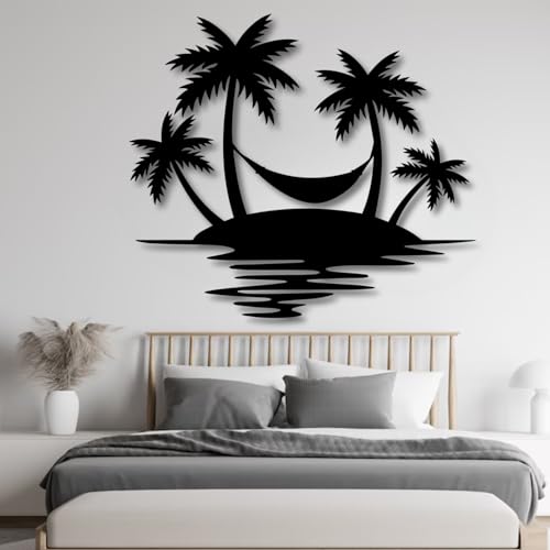 Palm Tree Metal Wall Decor