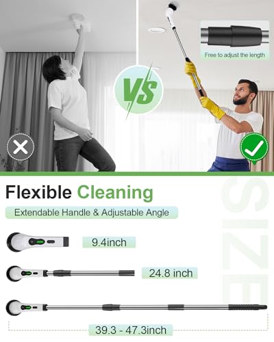 Cordless Electric Spin Scrubber