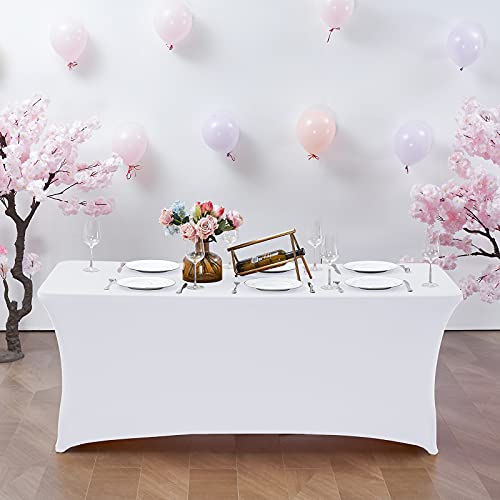 4FT Stretch Spandex Fitted Tablecloth